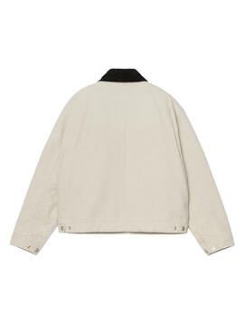 Cazadora Carhartt Detroit beige para mujer
