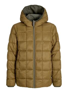 Cazadora Jack and Jones Brook reversible verde para hombre