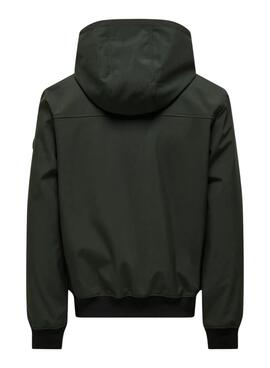 Cazadora Only and Sons Bowie negro para hombre