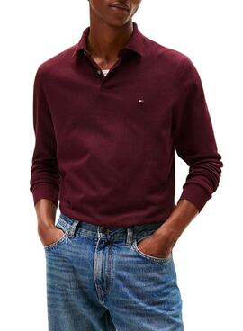 Polo Tommy Hilfiger 1985 granate para hombre