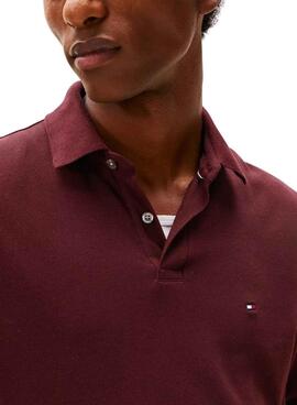 Polo Tommy Hilfiger 1985 granate para hombre