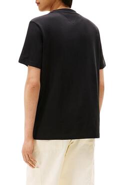 Camiseta Tommy Hilfiger Stack negro para hombre