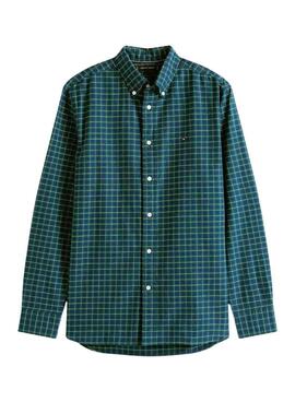 Camisa Tommy Hilfiger Oxford tartan verde para hombre