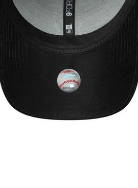 Gorra New Era League Cord 9FORTY negro para mujer