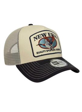 Gorra New Era Animal Patch beige para hombre