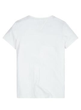 Camiseta Tommy Hilfiger Logo Tee Blanca Niña