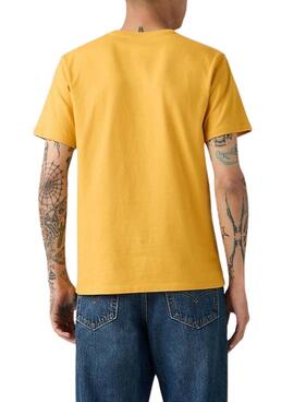 Camiseta Levis básica amarillo para hombre