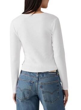 Chaqueta Levis Muse blanco para mujer