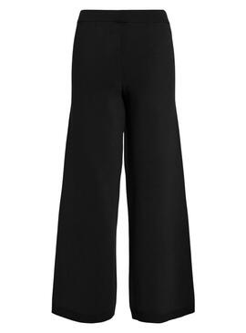 Pantalón de punto Vila Visway negro para mujer