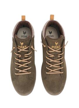 Botines Walkin Pitas Austin verde para hombre