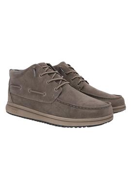Botines Walkin Pitas Timor Suede gris para hombre