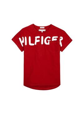 Camiseta Tommy Hifliger Grown Rojo