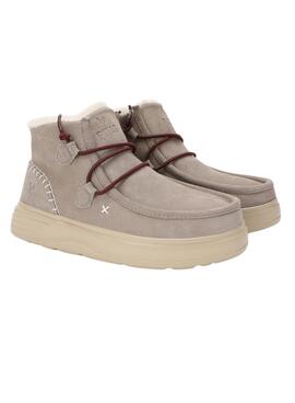 Botas Walkin Pitas Sydney beige para mujer
