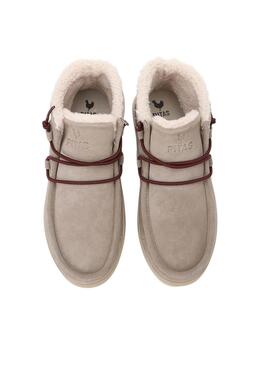 Botas Walkin Pitas Sydney beige para mujer