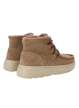 Botas Walkin Pitas Sydney camel para mujer