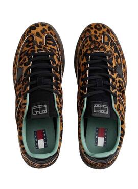 Zapatillas Tommy Jeans The Greenwich leopard para mujer