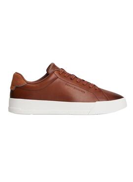 Zapatillas Tommy Hilfiger Court marrón para hombre