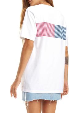 Camiseta Tommy Jeans Summer Blanco Mujer