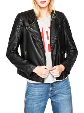 Cazadora Pepe Jeans Emmylou Negro Mujer