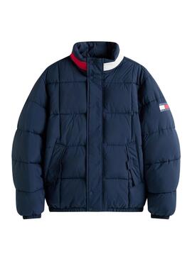 Cazadora Tommy Jeans DNA collar azul marino para hombre
