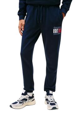 Pantalón chándal Tommy Jeans Jogger azul para hombre