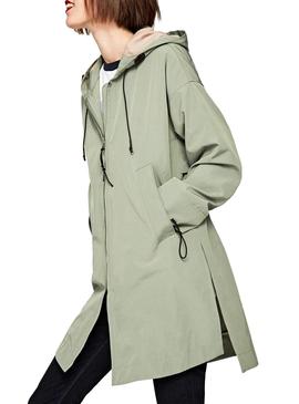 Parka Pepe Jeans Loretta Verde Mujer