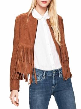 Cazadora Pepe Jeans Parton Marron Mujer