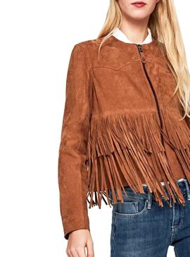 Cazadora Pepe Jeans Parton Marron Mujer