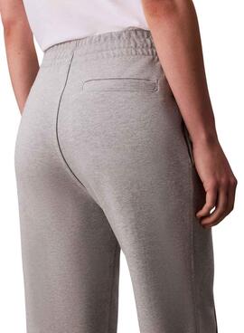 Pantalones de chándal Calvin Klein Logo gris para mujer