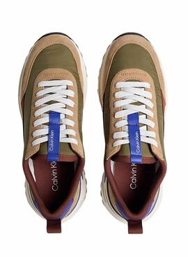 Zapatillas Calvin Klein Hike Runner casual combinada para hombre