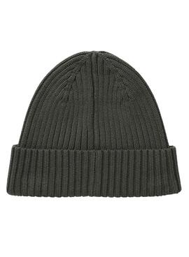 Gorro Tommy Jeans Heritage verde para hombre