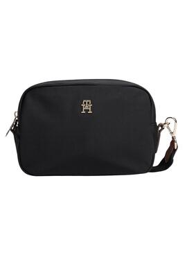 Bolso Tommy Hilfiger bandolera Popette negro para mujer