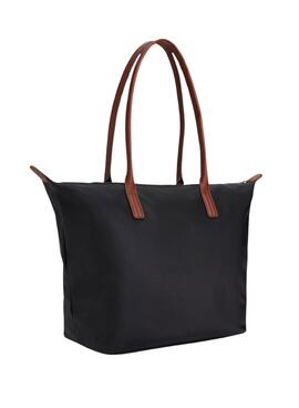Bolso Tommy Hilfiger tote Popette negro para mujer