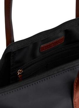 Bolso Tommy Hilfiger tote Popette negro para mujer