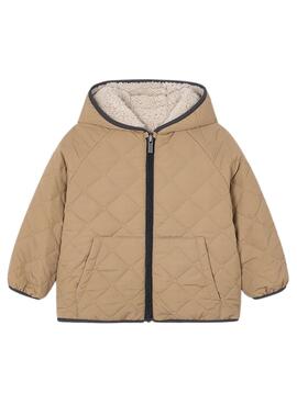 Chaquetón Mayoral reversible borrego para niño