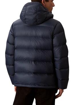 Chaqueta de plumas Calvin Klein con capucha marino para hombre