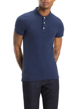 Polo Tommy Jeans Fine Marino Hombre