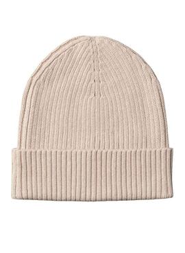 Gorro Calvin Klein Patch beige para hombre