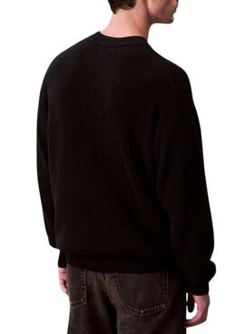 Jersey Calvin Klein Waffle negro para hombre