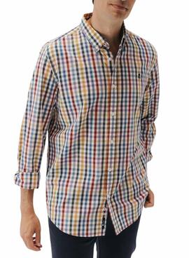 Camisa El Pulpo cuadro vichy grande multicolor para hombre