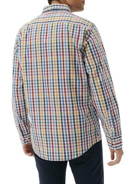 Camisa El Pulpo cuadro vichy grande multicolor para hombre