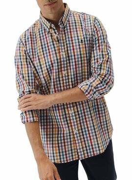 Camisa El Pulpo cuadro vichy grande multicolor para hombre