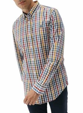 Camisa El Pulpo cuadro vichy grande multicolor para hombre