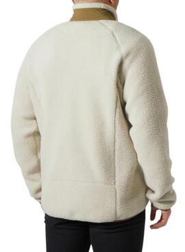 Chaqueta Helly Hansen Panorama Block de pelo beige para hombre