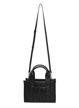 Bolso Pepe Jeans Zadie rectangular negro para mujer