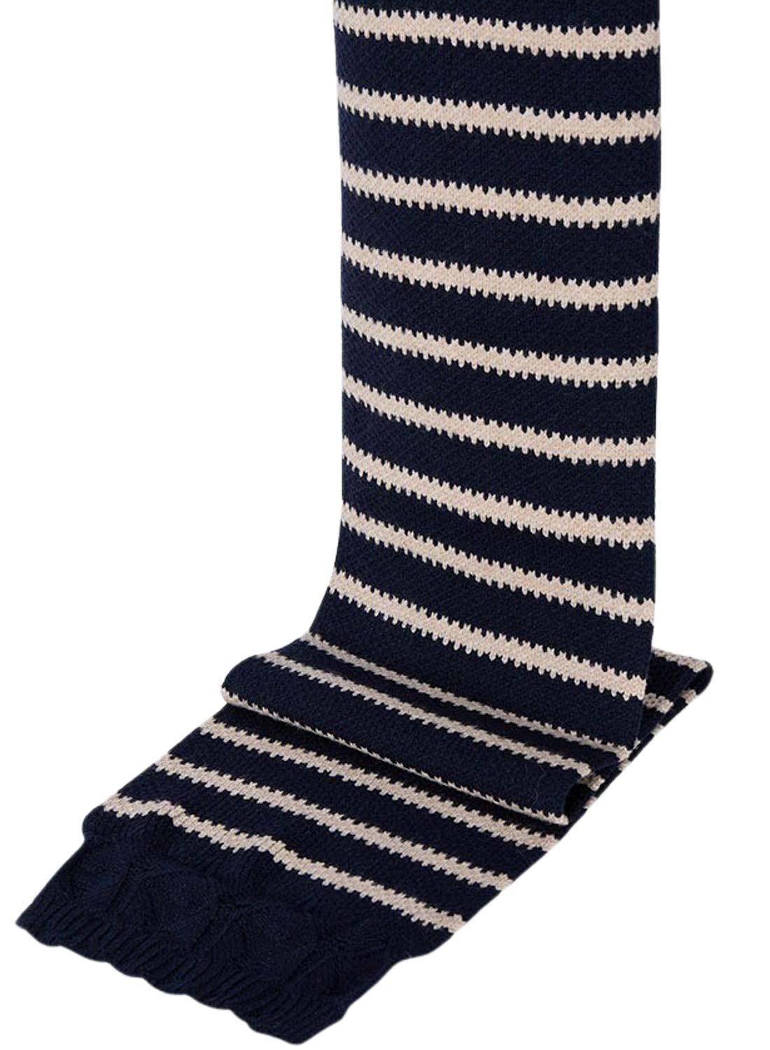 Conjunto Mayoral gorro y bufanda rayas marino niña