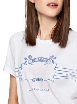 Camiseta Pepe Jeans Adette Blanco Mujer