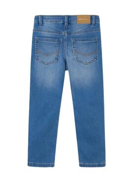 Pantalón vaquero Mayoral ajustado azul medio niño