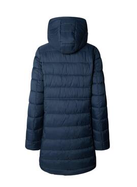 Plumífero Pepe Jeans Sally largo marino para mujer