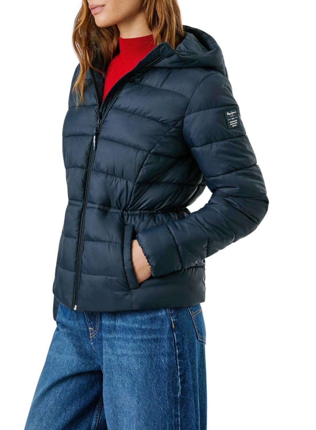 Plumífero Pepe Jeans Sally corto marino para mujer
